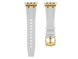 Correa blanca XIAOMOYU para Apple Watch (42/44/45/49 mm)