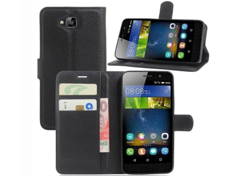 Carcasa Huawei Honor Play 5X « Enjoy 5 Multi4you Libro Cartera Negro