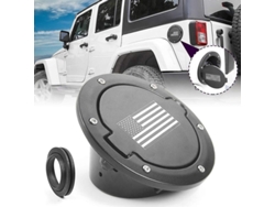 Tapón De Combustible Con Bandera Estadounidense Para Jeep Wrangler Jk Sport Sahara Unlimited 2007-2018