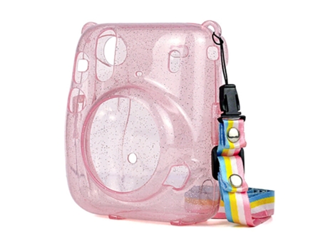 Bolsa SLOWMOOSE para Instax Mini Transparente Portátil (Rosa)