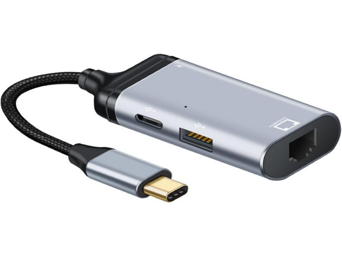 Adaptador Usb-c A Vga De Aluminio Duradero Para Televisores Hdtv 4k