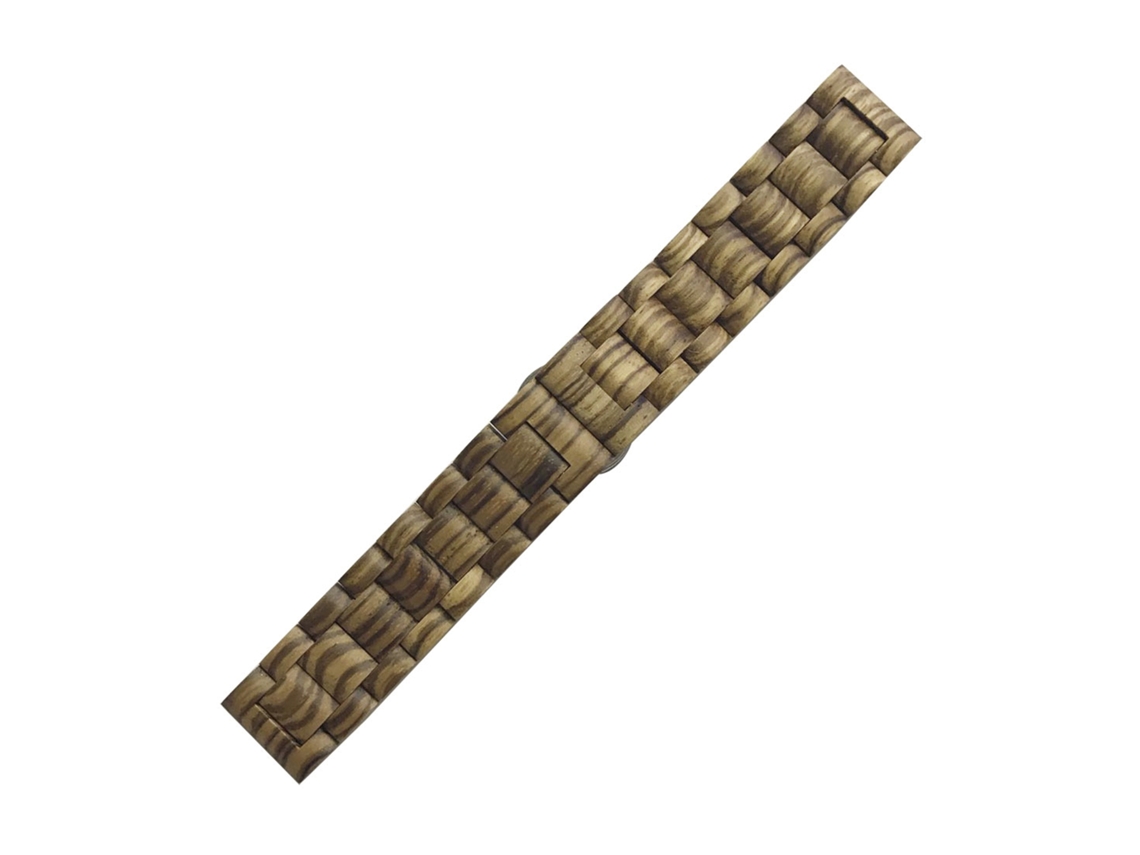 Correa Universal De Madera Natural Bambú Para Relojes De 22mm.sistema Quick Release De Fácil Cambio.
