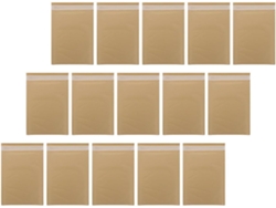 Sobres De Burbujas Autosellantes De Papel Kraft Natural De 16x22 Cm.