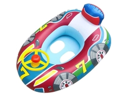 Balsa Hinchable Para Niños Con Volante Y Claxon, Ideal Para Nadadores Menores De 5 Años.