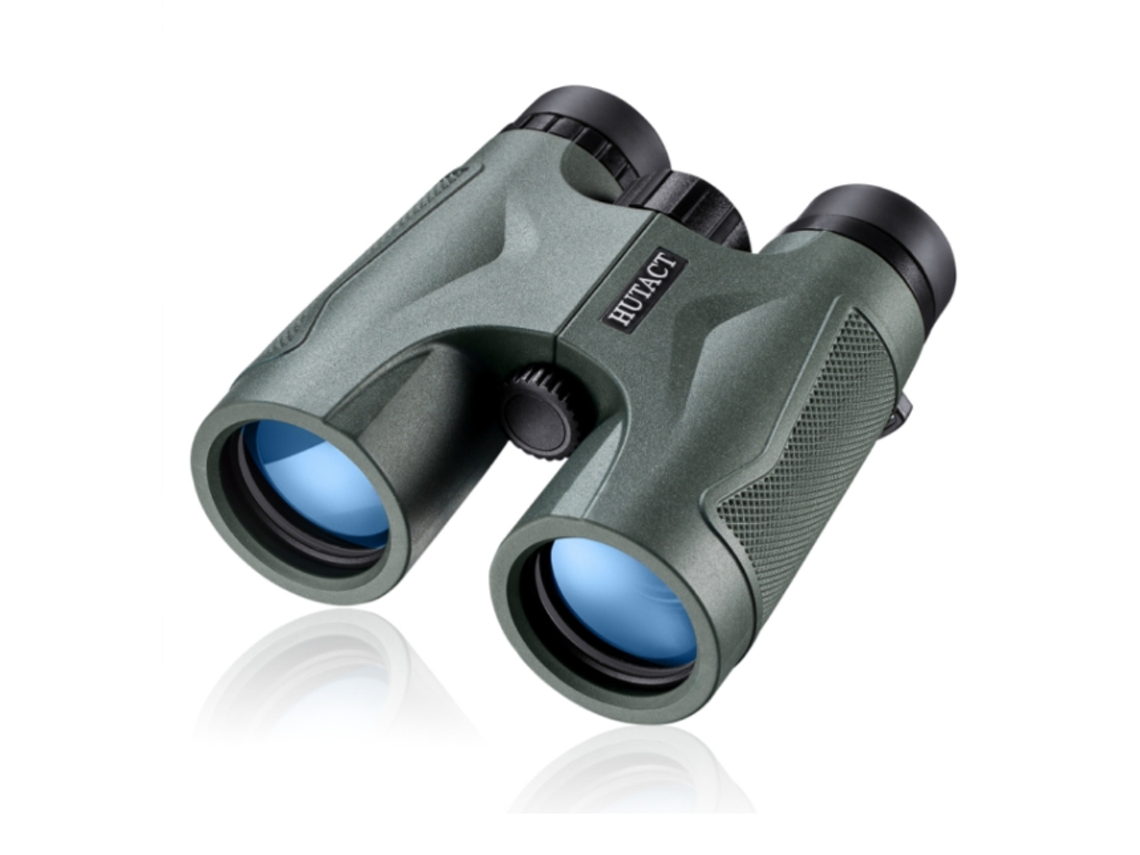 Binoculares FMC multicapa 10x42 IP68 para observación de animales, color verde Yizhood