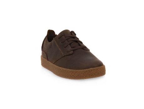 Zapatos CLARKS Streethillace Olive Piel Marrón (41)