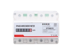 Medidor De Consumo De Energía Trifásico De 4 Hilos Para Riel Din De 35 Mm Para Monitorización Doméstica 230/400v