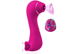 Vibrador Femenino Lamedor De Doble Extremo En Modo 10 (rosa) Yizhood
