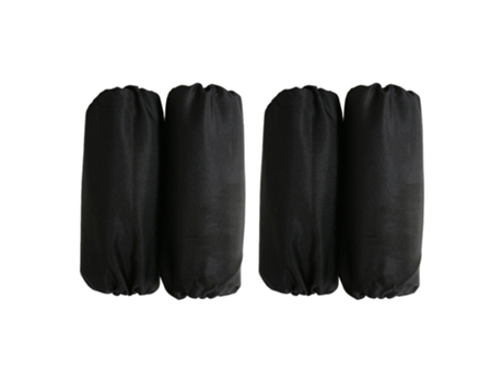 2 Pares De Muñequeras - Negro 2 Pares De Muñequeras - Negro JEIIBRZUI