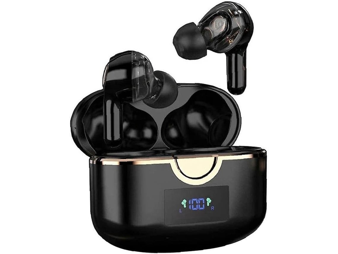Auriculares YEMAESRE Bluetooth Sin Micrófono Control Táctil Intra Negro