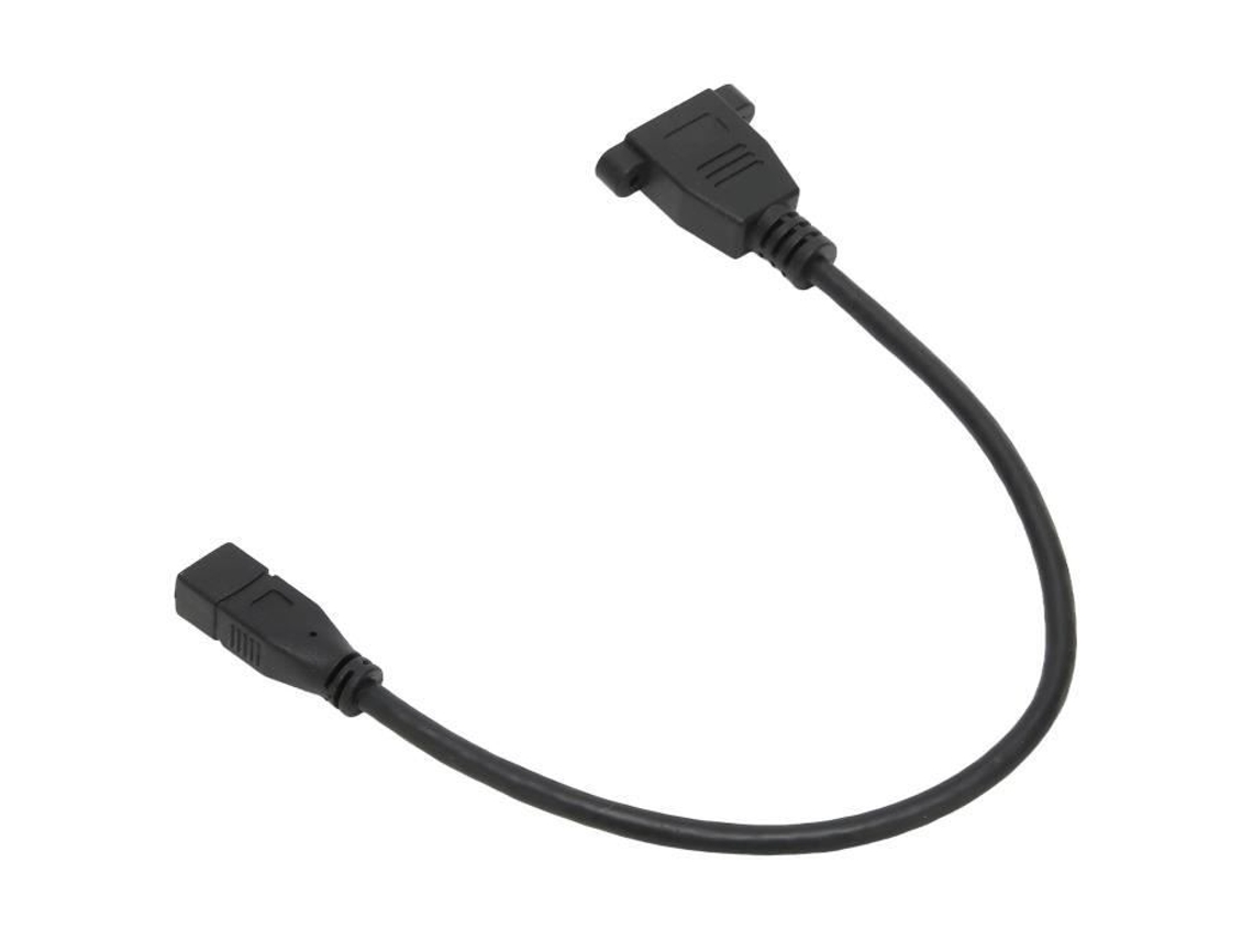 HURRISE 11 Cable Mini Displayport hembra a hembra Displayport 4K de 8 pulgadas