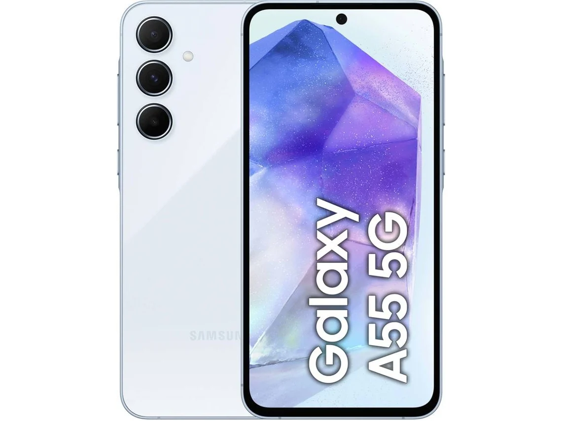 Smartphone SAMSUNG Galaxy A55 5G (6.6'' - 8 GB - 128 GB - Azul)