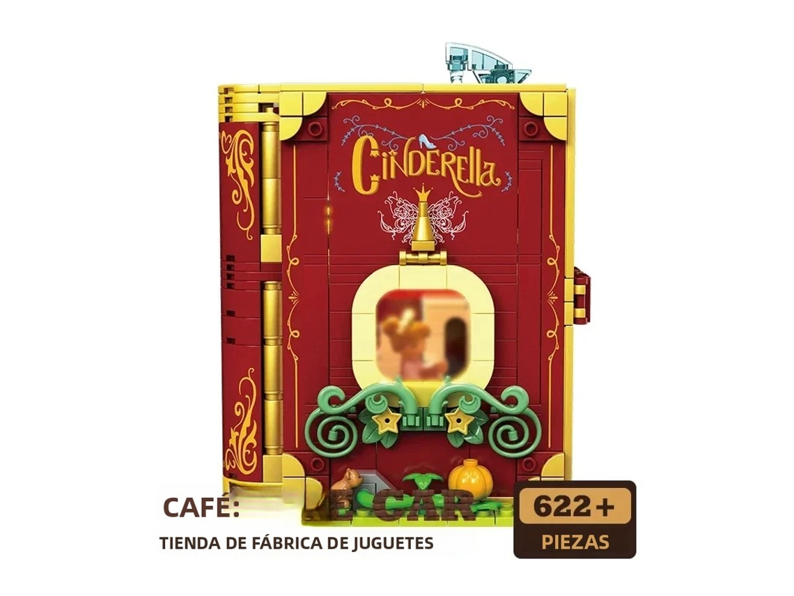 Bloques de construcción 3D del libro de cuentos de hadas de la princesa de los sueños, juguete de anime Moc Mdug (estilo 3)