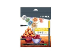 Lyra Aqua Brusf Duo Rotulador Caja de 24 Colores