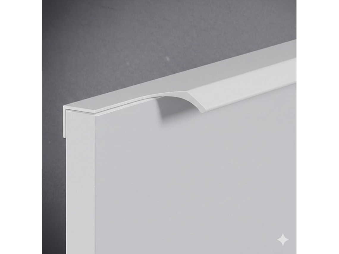 Tirador de perfil de aluminio HARDWAREXCHANGE 197x1155x40 mm Cromo mate (lote de 25)