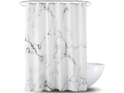 Cortina De Ducha Antimoho - Estampado Mármol - Incluye Anilla Para Colgar - Impermeable - Poliéster - 180x200 Cm