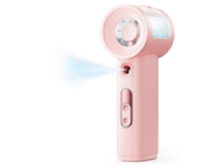 Ventilador turbo portátil ELECTVAULT1 con nebulizador, mini con rociador de agua para uso en exteriores.