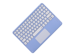MEOIRUERY Teclado Bluetooth 10 Pulgadas Touch, Teclado Inalámbrico Ultrafino Portátil con Touchpad, Batería Recargable Integrada