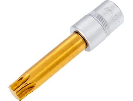 HAZET 992Lg-T70 Llave de Vaso Destornillador Torx: Cuadrado Hueco 1/2 Pulgadas 12 5 Mm Perfil Torx Interior T70