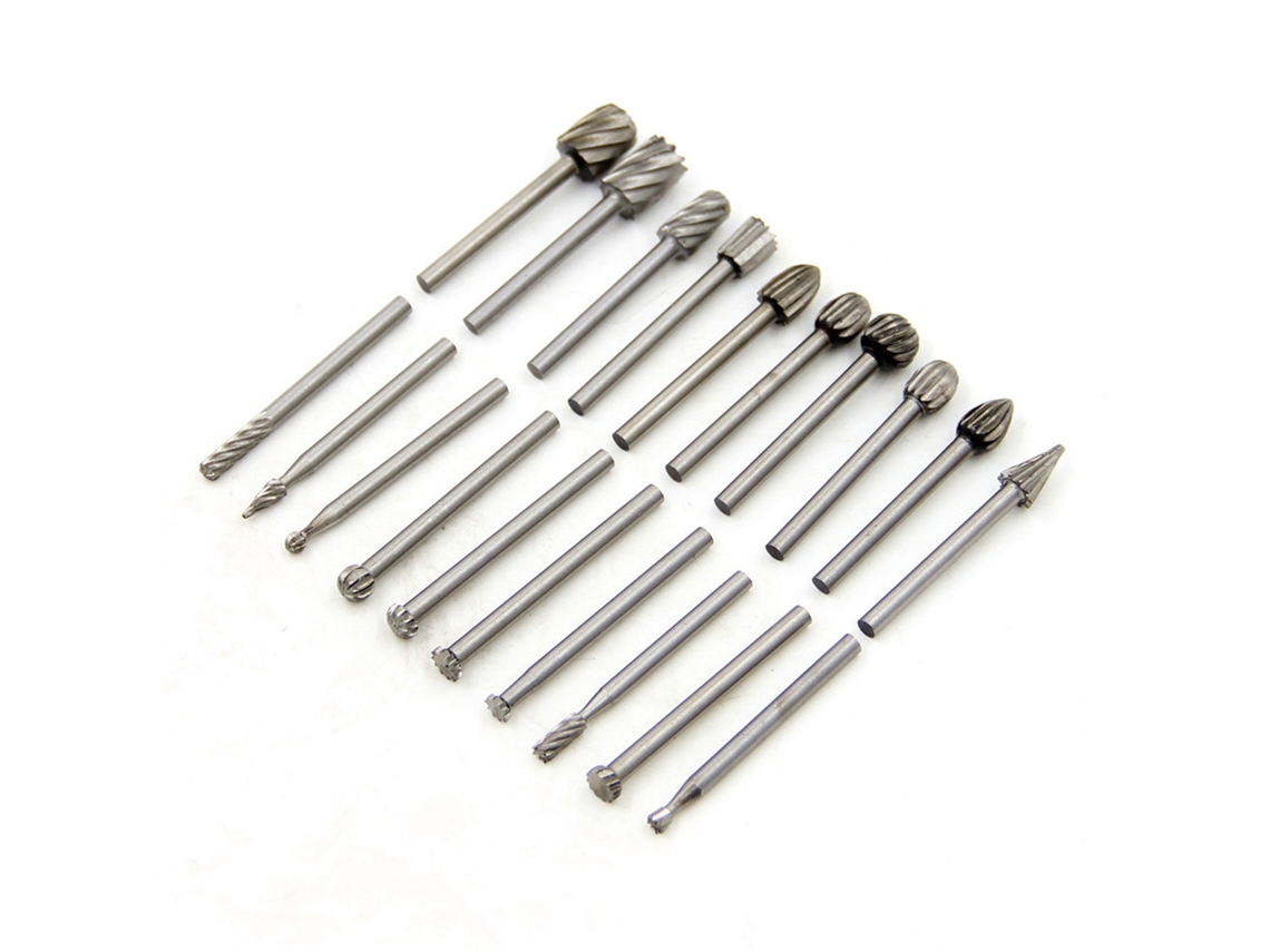 Juego De 20 Brocas Rotativas Pequeñas De Acero De Alta Velocidad De 3 Mm Para Lijado Y Grabado.
