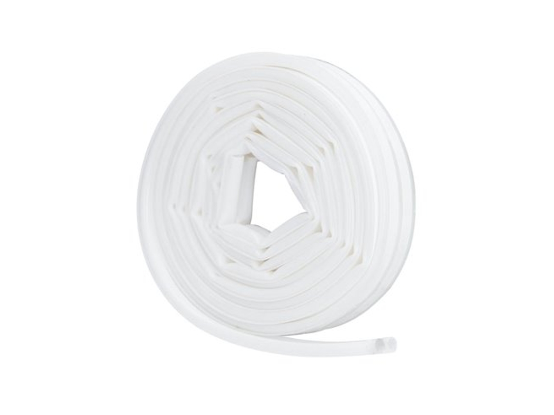 Burlete De Silicona Adhesivo 9mm 6m Blanco