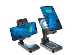 Cargador Sem Fio Fast Para Samsung Yizhood Negro