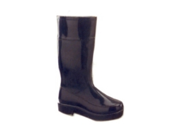 Botas de PVC pretas para mulheres tamanho 38 P AGUA