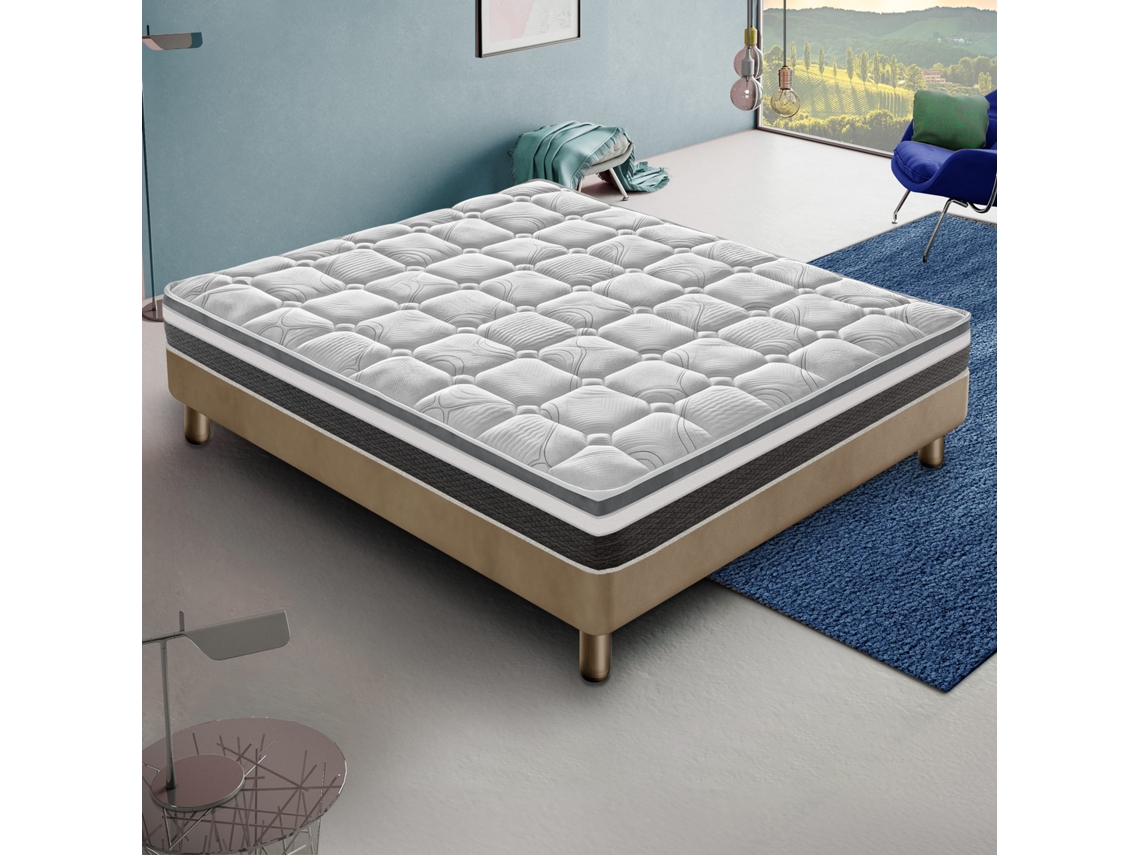 Colchón Ilovesleep Anna ( 70x190x20 Cm, Espuma Hr + Viscoelástico)