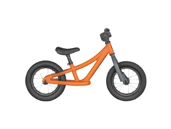 Bicicleta Sem Pedais Roxter Walker 12´´ Laranja Preto Rapazscott Bikes