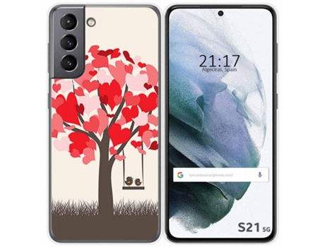 Carcasa Samsung Galaxy S21 5G TUMUNDOSMARTPHONE Dibujos Multicolor