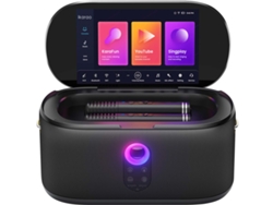 Karaoke Portátil IKARAO-SHELLS1 con Pantalla Táctil (2 micrófonos inalámbricos - Bluetooth  -  Wi-Fi - HDMI)