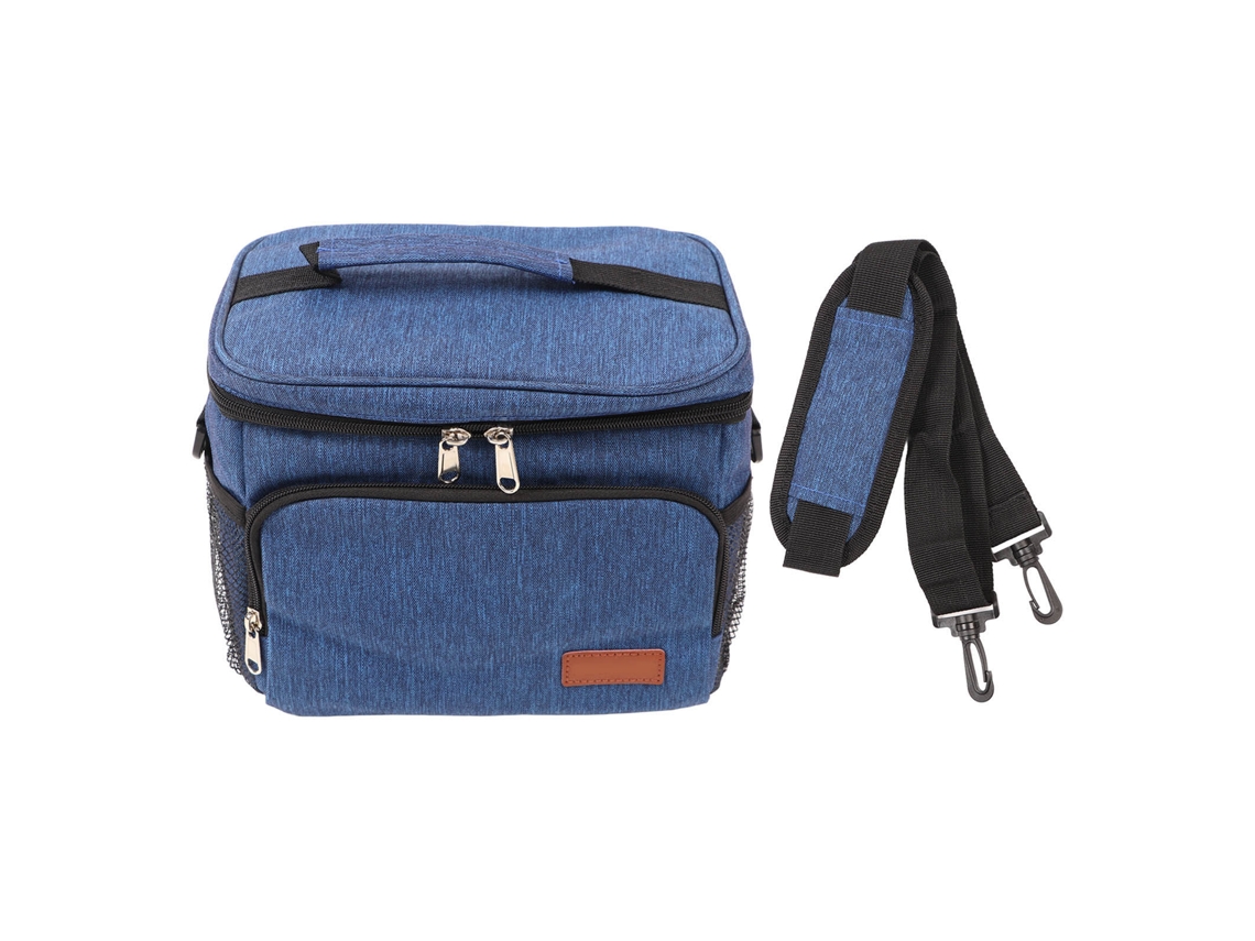 Anub mala de Almoço Isolada Oxford Cloth Impermeável de Cor Azul Saco Termo Resfriador para Homens e Mulheres
