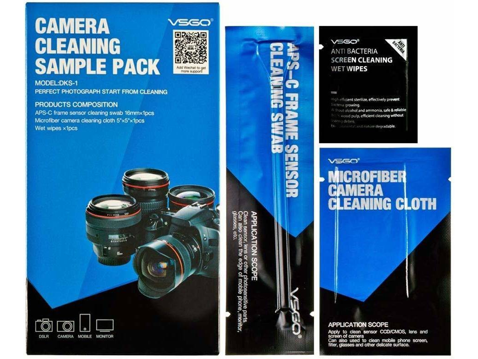 Kit limpieza compacto VSGO DKS-1