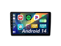 Gps Para Skoda Fabia Ii 2008 2013 Android 14 Rádio | 4 Core | 2gb 32gb | Carplay/android Auto Wireless