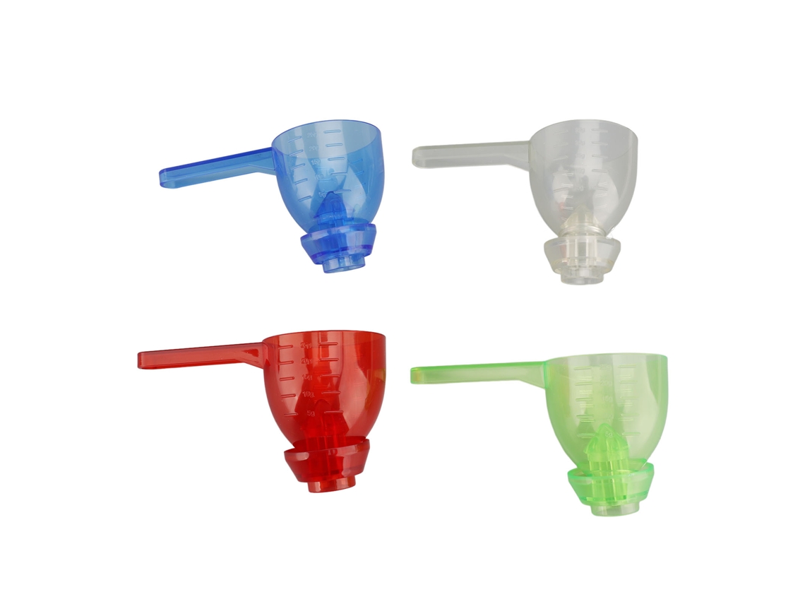 Cucharones Medidores Con Orificio, Embudo Inteligente, Multiusos, Antiderrame, Abs Para Cocina.