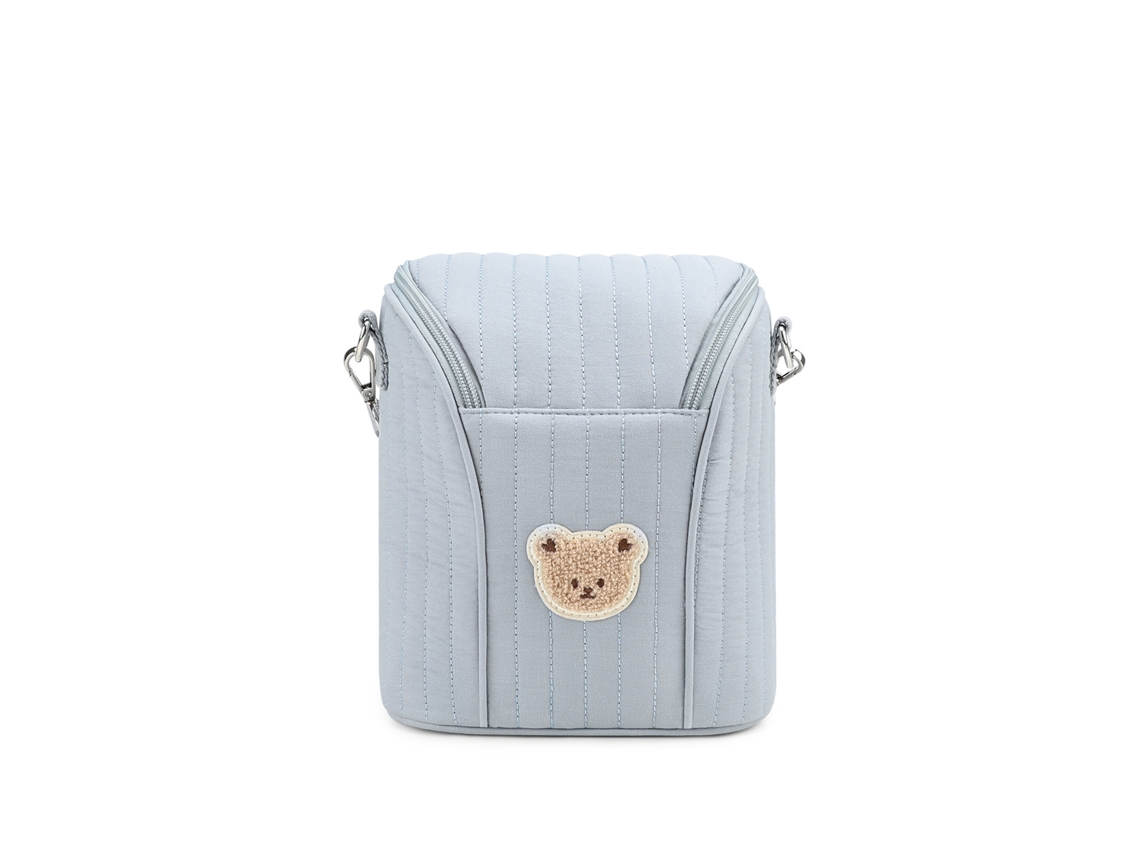 Bolsa portátil para almacenar y calentar leche materna, ideal para extractores de leche. Azul Yunzii