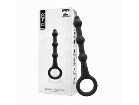 Plug Anal Con Aro de Fácil Extracción Silicona Negro TARDENOCHE