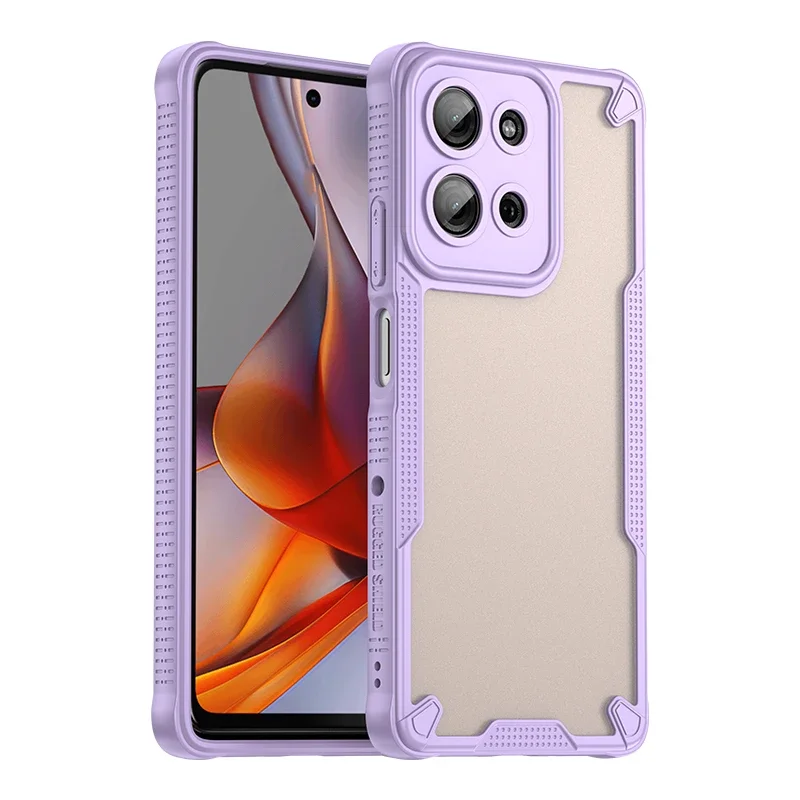 (morado, Motorola Moto G55) Funda Para Teléfono De Pc Para Teléfonos Motorola, Agradable Al Tacto, Carcasa Protectora Rígida A Prueba De Golpes.