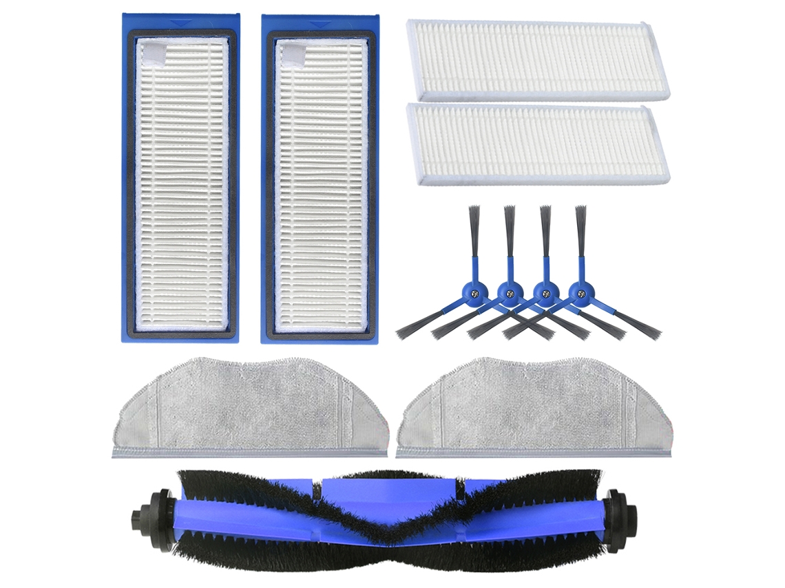 Filtro de rodillo principal, cepillo, paño de mopa, cepillos laterales, paños de fregado, filtros para Eufy Robovac L70, piezas de Robot aspirador de barrido