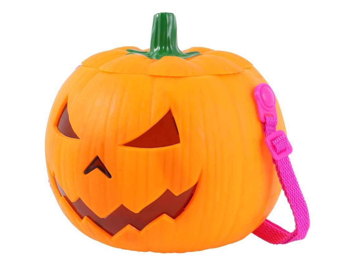 Cubo De Calabaza De Halloween, Cubo De Dulces Con Forma De Linterna De Calabaza Para Fiestas Y Decoraciones.