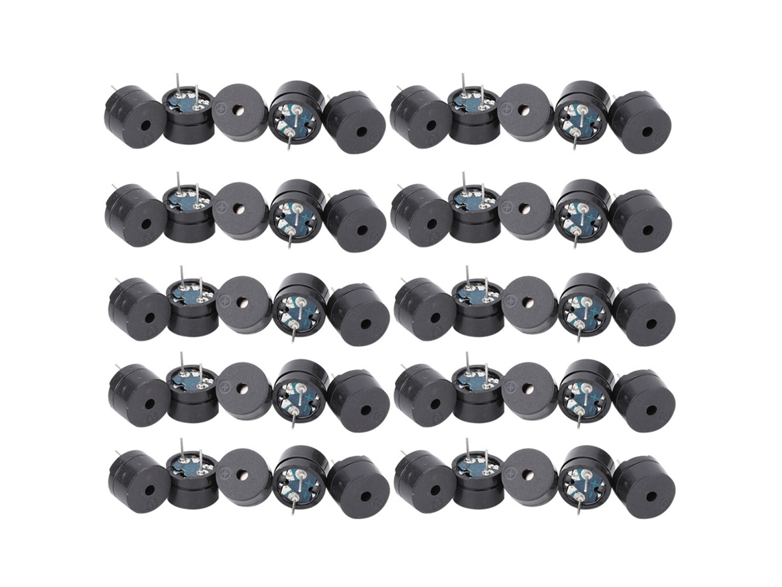 50 Piezas Zumbador Pasivo Electromagnético 16ohm Ac 2khz 3v 5v 9v 12v Módulo Zumbador