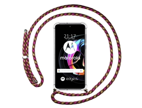 Carcasa Motorola Edge 20 Lite TUMUNDOSMARTPHONE Colgante Rosa