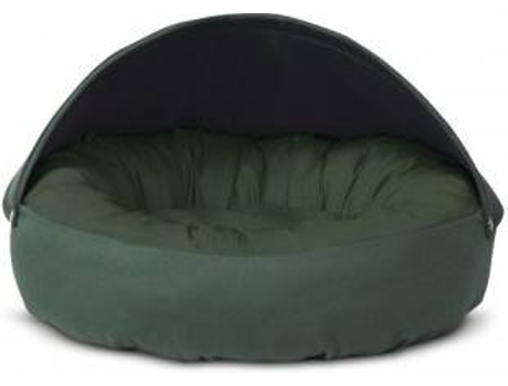 Cama Redonda para Perros y Gatos GAUTY Tela de sarga (Verde - 57 cm)