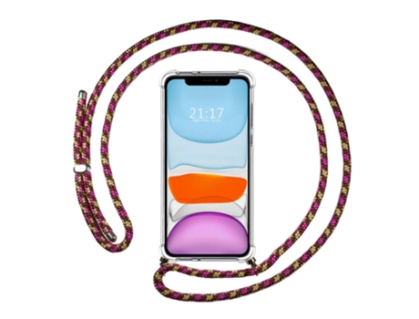 Carcasa iPhone 11 (6.1) TUMUNDOSMARTPHONE Colgante Rosa