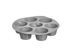 Molde de silicona para freidora de aire con 7 compartimentos, gris, DAM