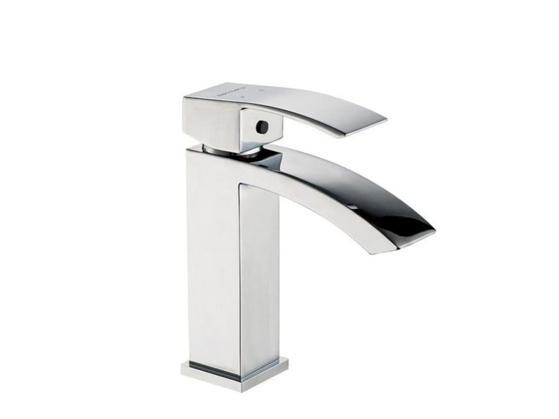 Grifo Lavabo Con Repisa 02111cw Latón Cromado Colección Enipee