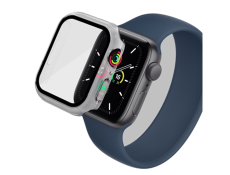 Carcasa de TPU goma antiarañazos para Apple Watch Series 7 41mm - translúcido