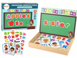 Un juego de rompecabezas magnéticos educativos con un tablero multifuncional B.active