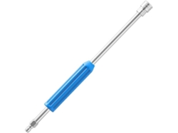 Extensión Para Limpiadora De Alta Presión, Lanzas Rectas De Acero Inoxidable De 43,2 Cm, 6 Conectores Rápidos.