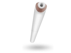 Vibrador Con Ventosa Para Clítoris Con 11 Niveles De Intensidad, Funciona Con Pilas, Color Blanco Gusshious